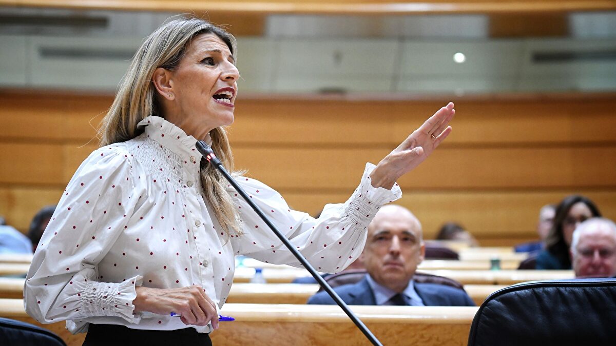 Yolanda Díaz se sincera en el Senado: "Queda Gobierno de Corrupción para rato"