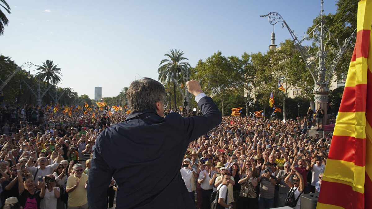La "mirada larga" de Puigdemont