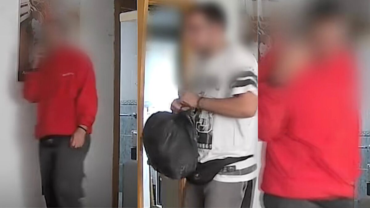 Una cámara capta al asesino de Villaverde mientras se deshace de las pruebas tras apuñalar a su expareja