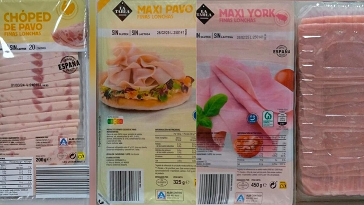 La alerta por listeria en embutidos de Dia y Aldi se extiende ya a nueve comunidades autónomas