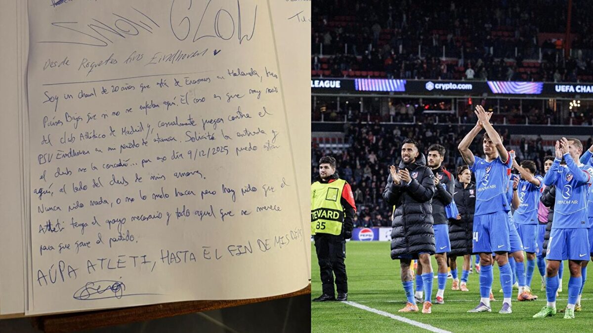 Nunca dejan de creer: la emotiva petición de un joven atlético a Dios en la catedral de Eindhoven