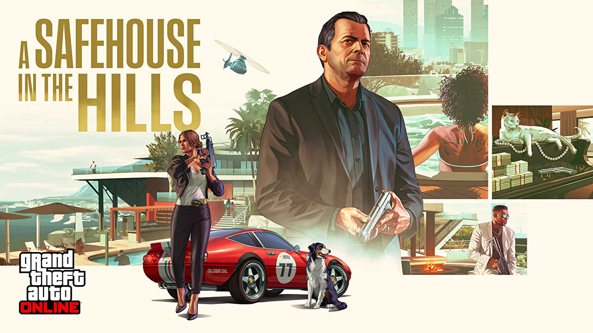 Michael De Santa vuelve a GTA Online entre mansiones en A Safehouse in the Hills, una expansión intensa en novedades