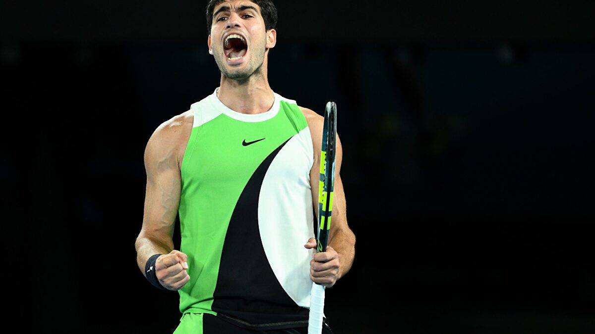 Estos son los récords históricos que Alcaraz ha batido en el Open de Australia