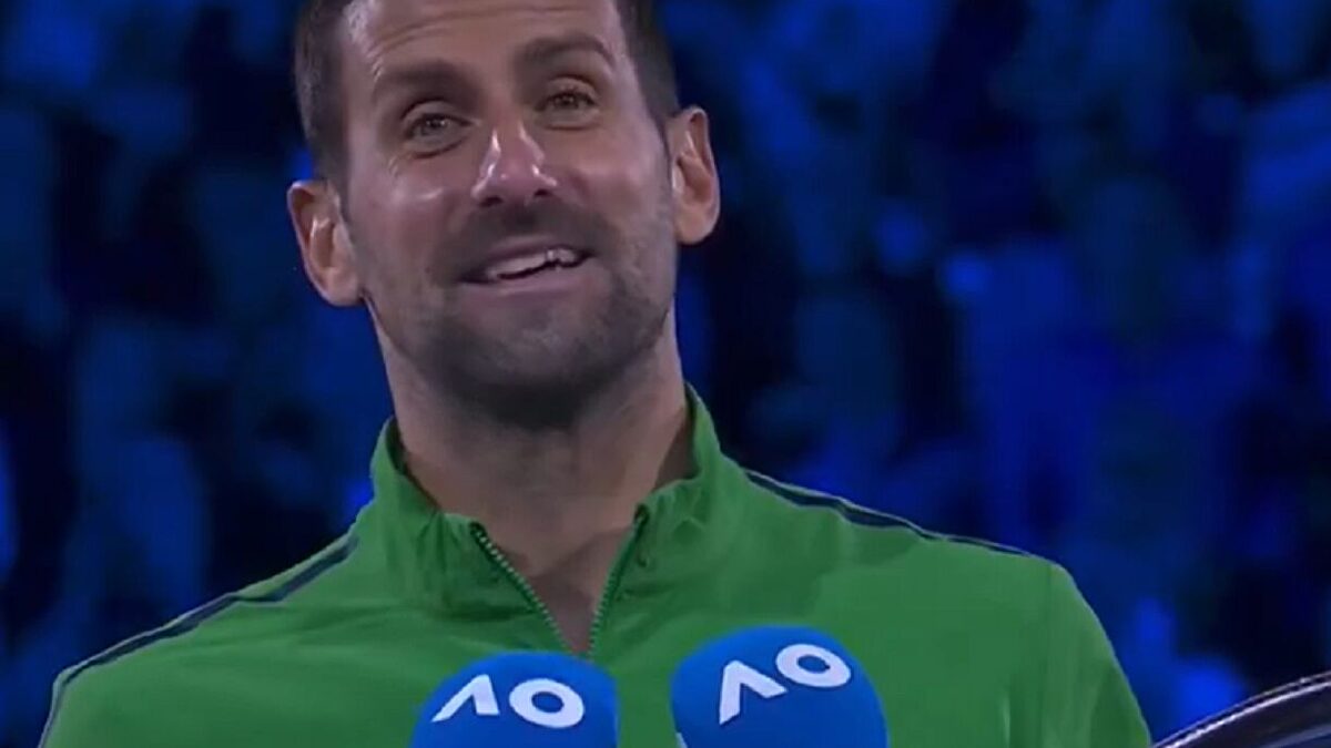 Discurso genial de Djokovic: guiño a Rafa Nadal y 'amenaza' a Carlos Alcaraz