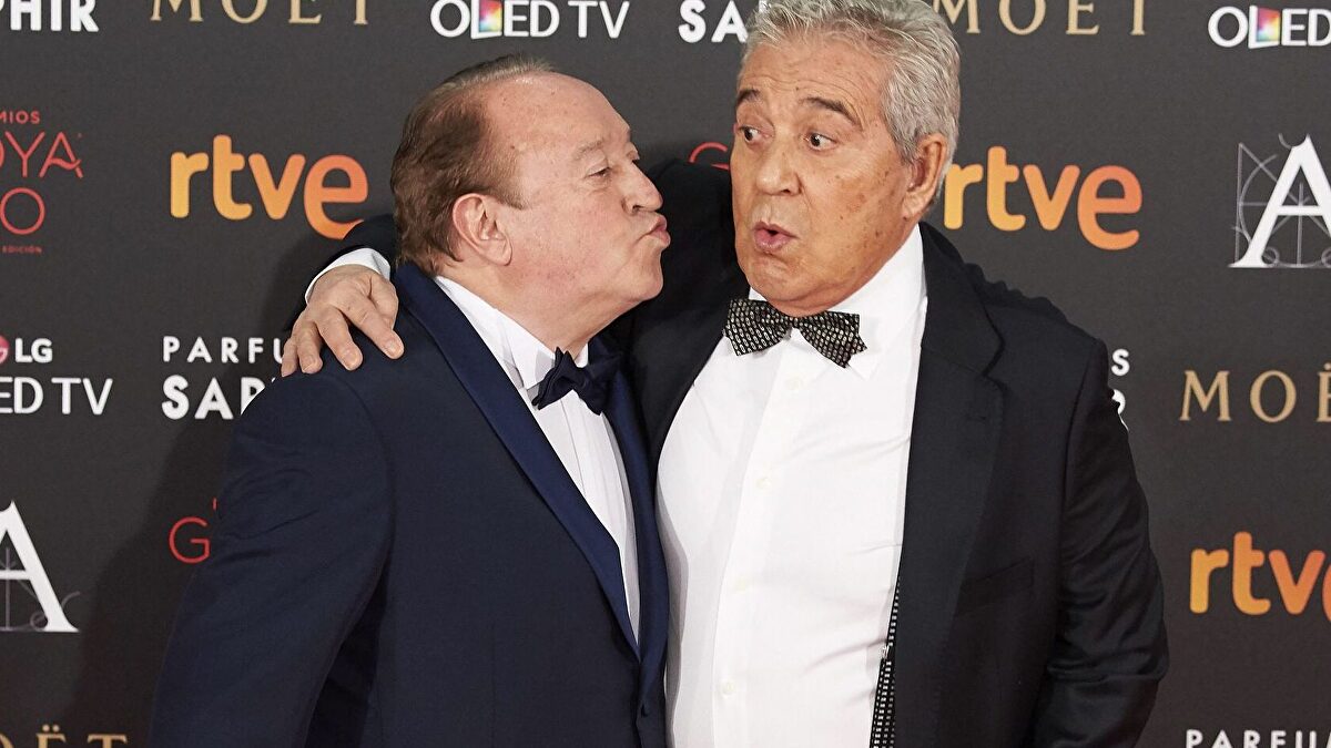 Andrés Pajares, destrozado por la muerte de Fernando Esteso y ausente en su último adiós