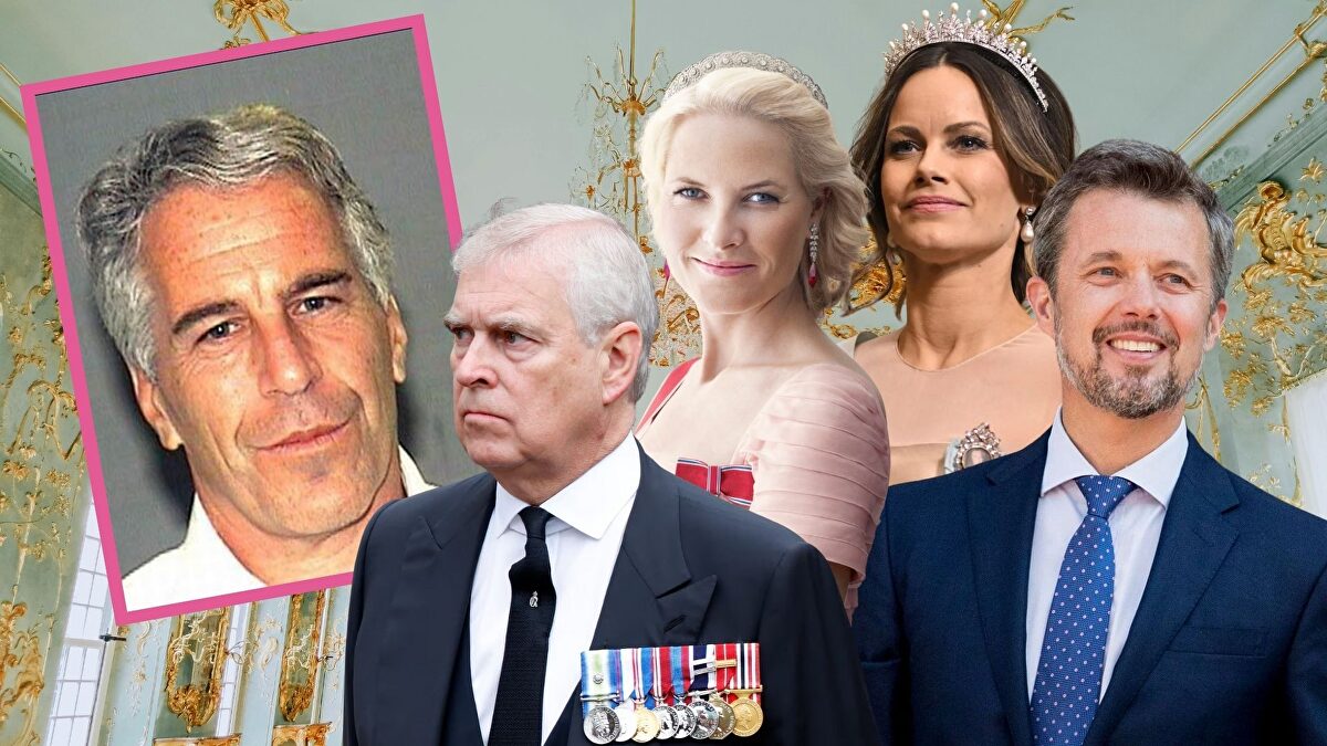 La realeza europea salpicada por la lista de Epstein: de Andrés de Inglaterra a Federico X o Mette-Marit de Noruega