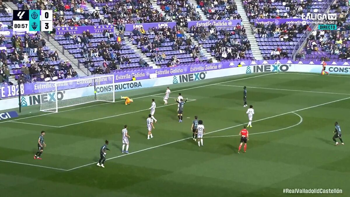 Golazo: el Castellón asalta al Real Valladolid y duerme líder a la espera del Racing