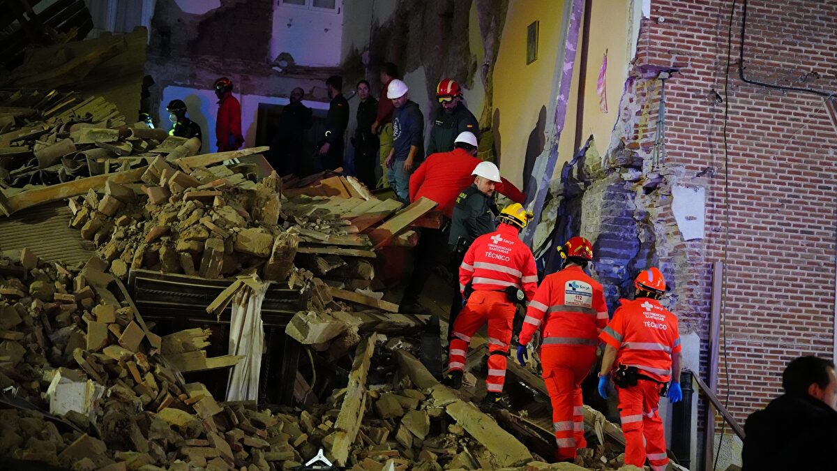 Un fallecido y un herido en el derrumbe de una vivienda en Siete Iglesias de Trabancos (Valladolid)