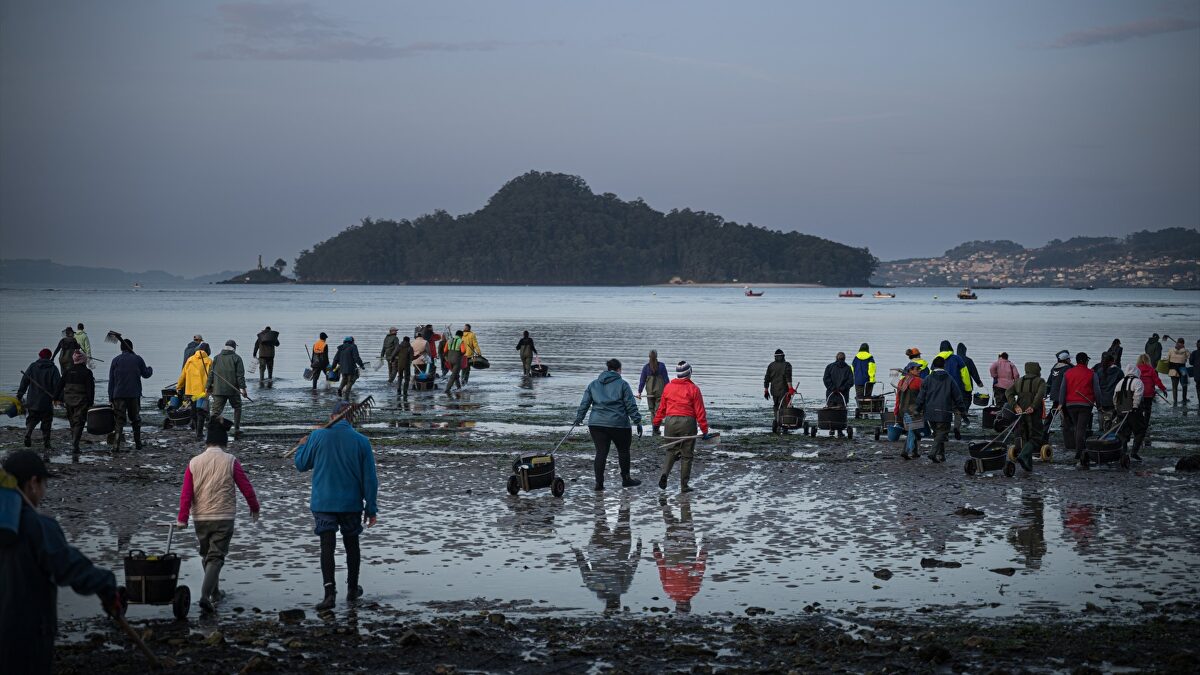 Rueda compromete ayudas para el marisqueo por los temporales  si son necesarias 