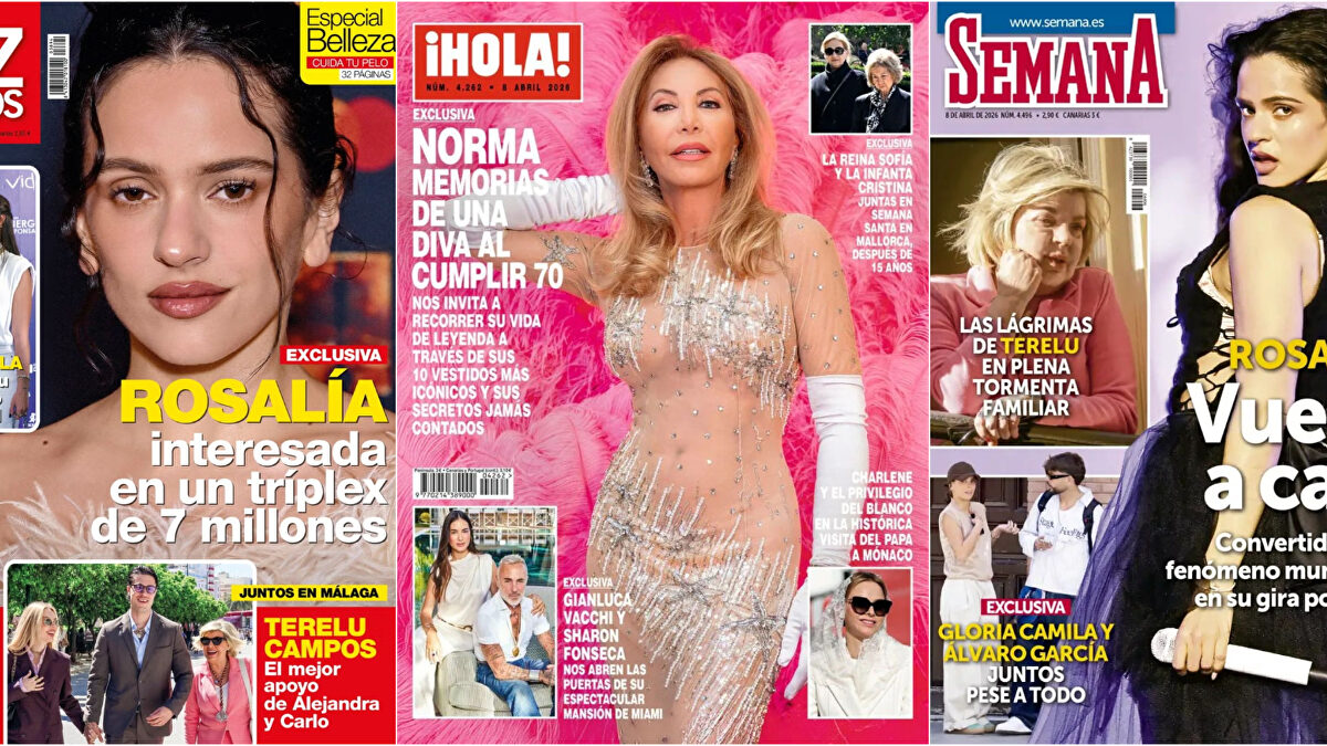 Las portadas de la prensa rosa (01-04-2026)