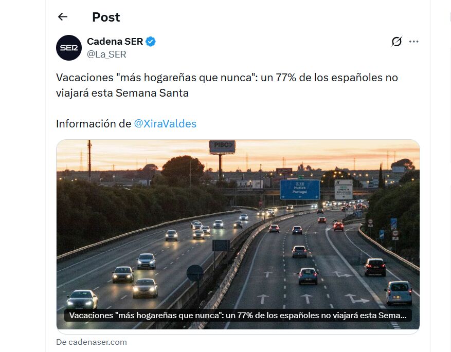 Lluvia de críticas a la Cadena SER por llamar "vacaciones hogareñas" a las de los españoles que no pueden viajar