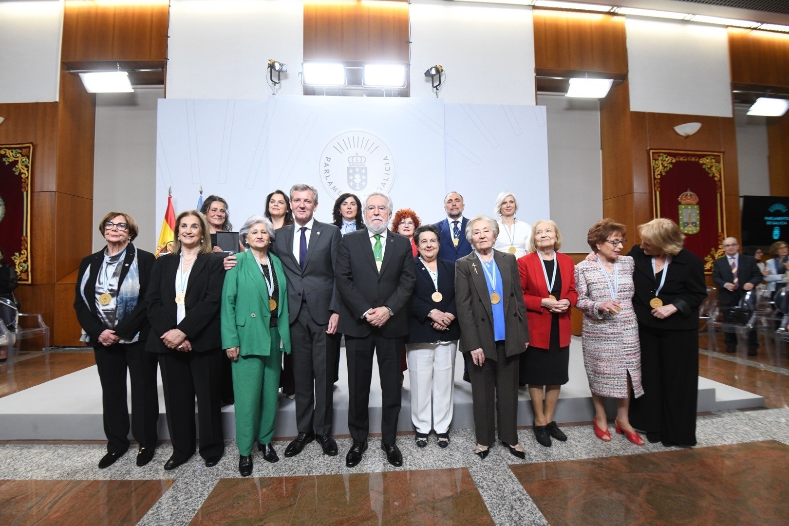 Las Medallas del Parlamento Gallego 2026 premian a las diputadas que abrieron el camino de la igualdad