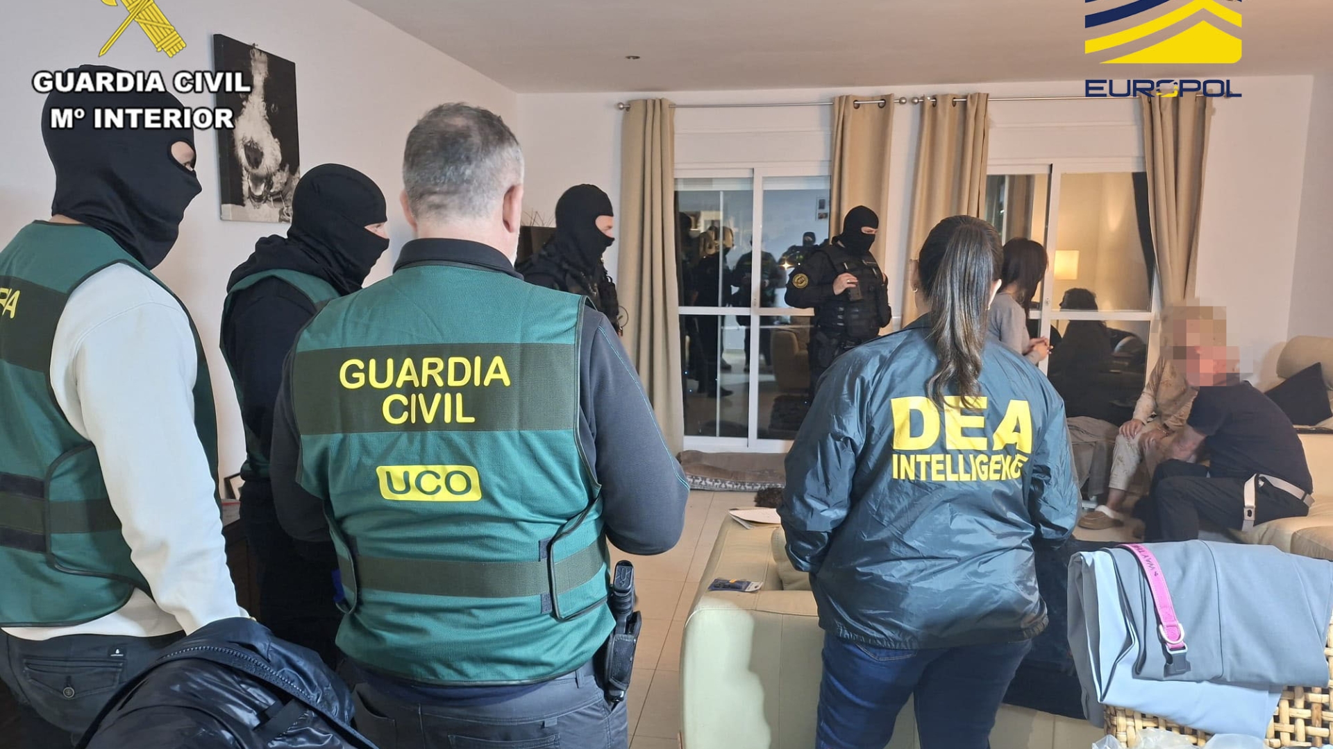 La Guardia Civil desarticula en España al violento 'Clan de los Lyons' tras una operación internacional