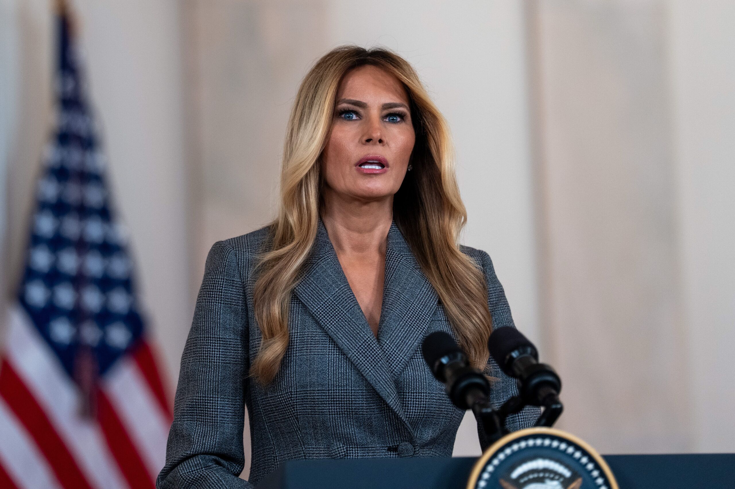Melania Trump niega su relación con Epstein: "Las historias son completamente falsas"