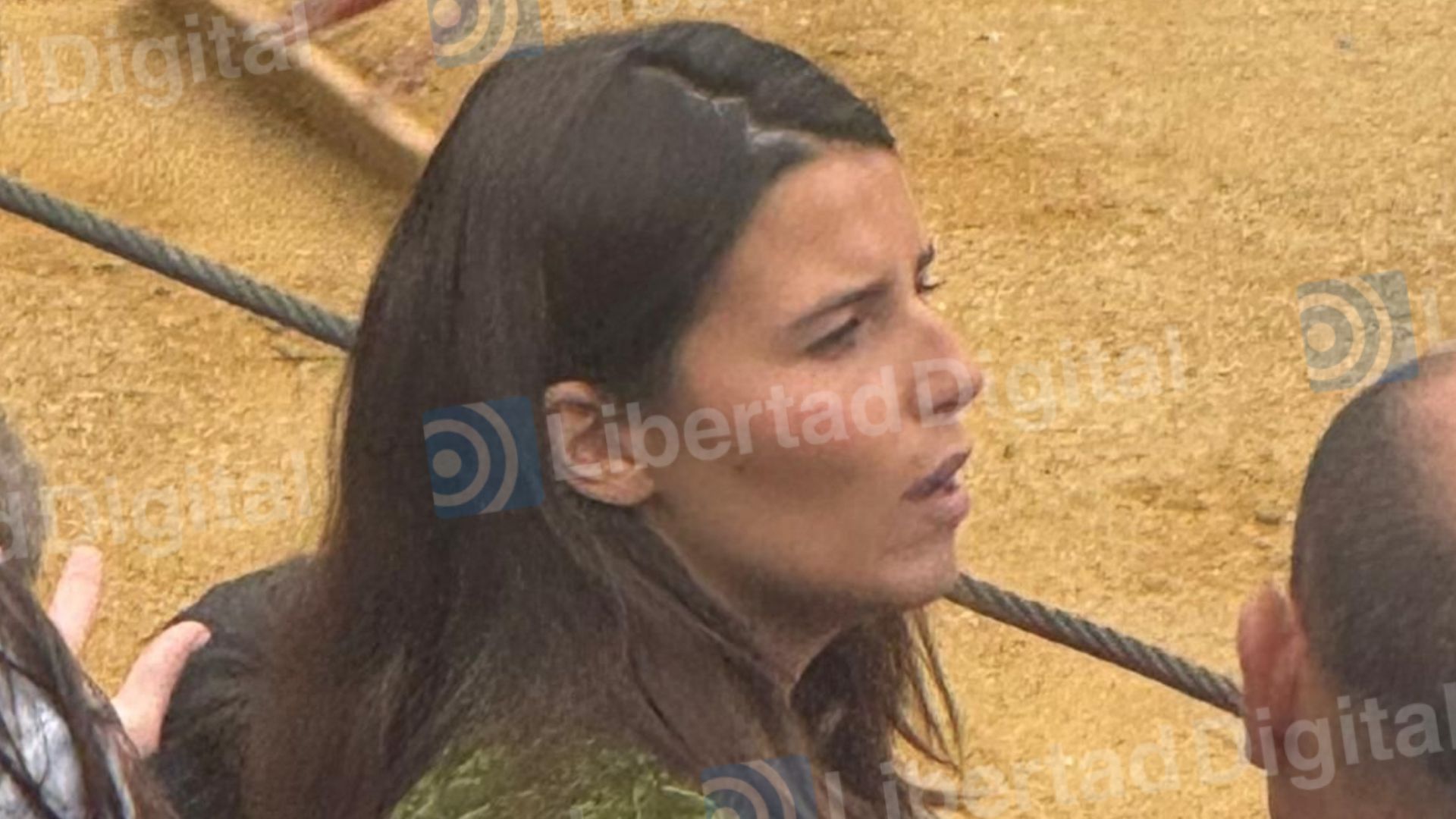 Tana Rivera, espectadora de primera fila de Roca Rey en Brihuega