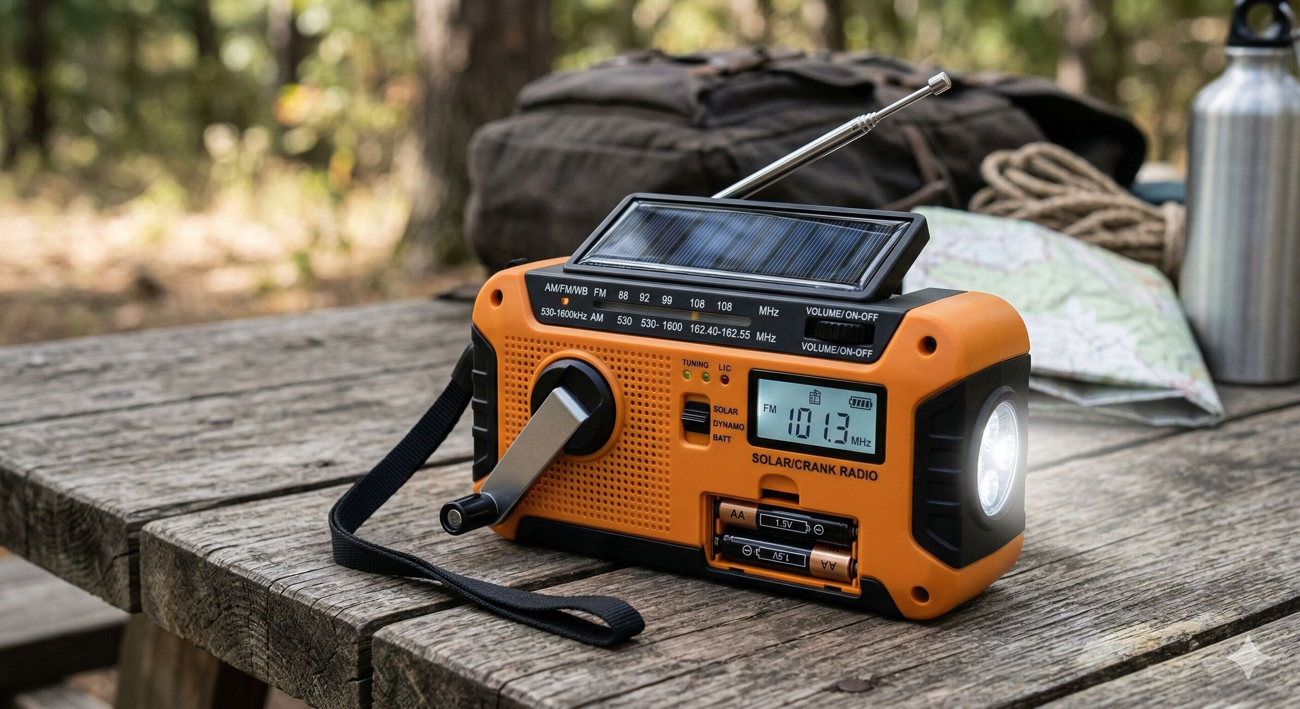 Descubre las radios solares a pilas ¡con linterna y manivela para situaciones de emergencia!