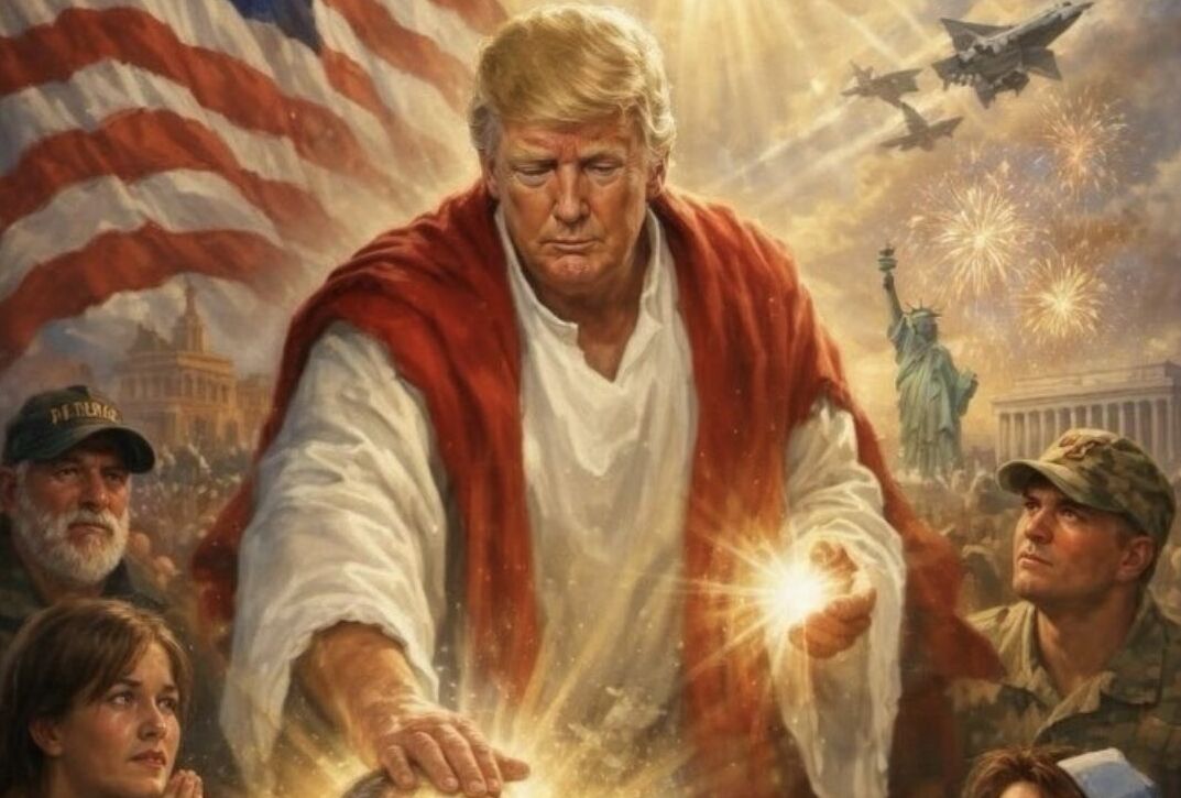 Trump borra su imagen como Jesucristo calificada de "repugnante" y afirma que era él como médico