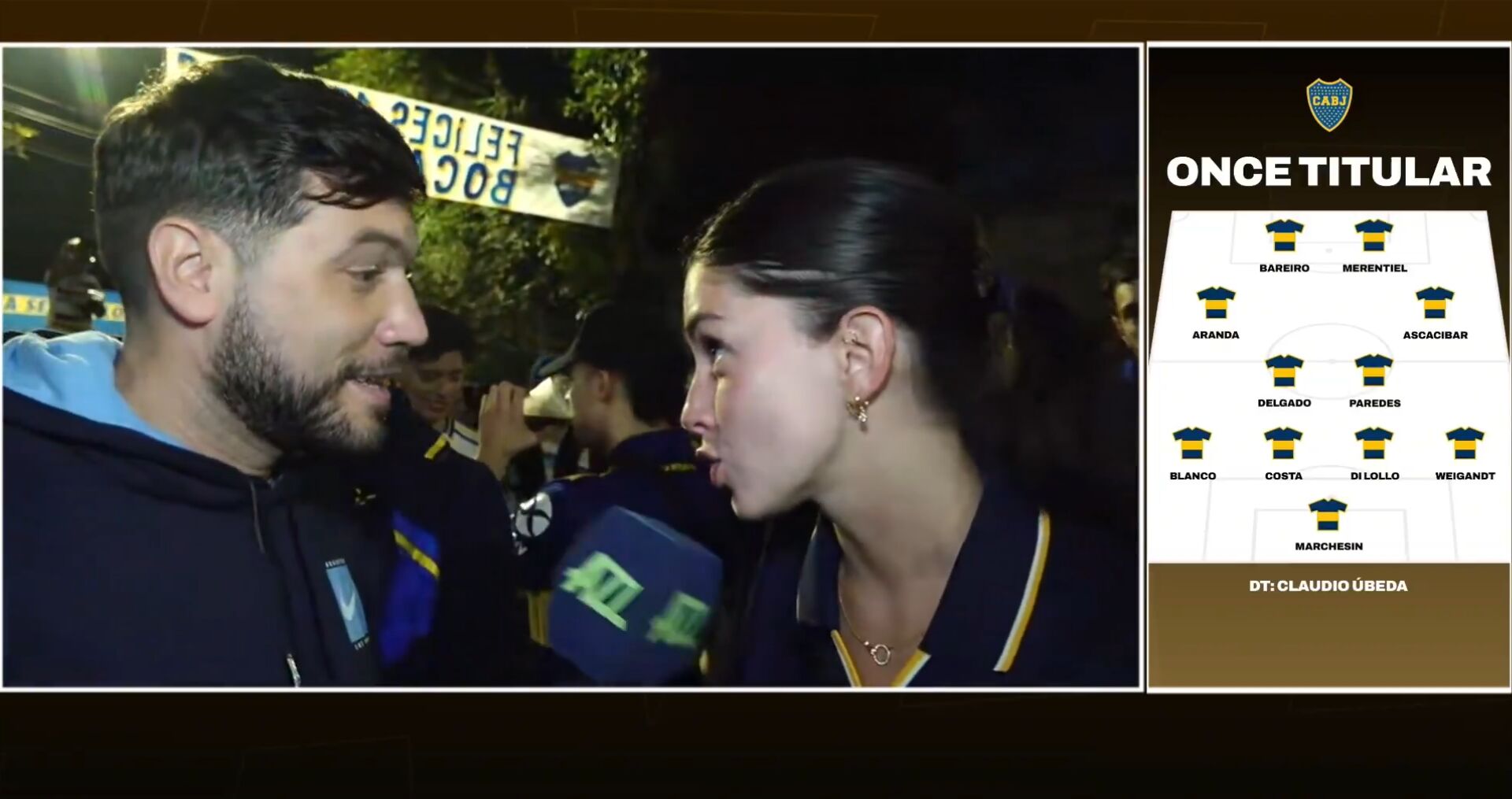Un periodista argentino liga en directo con una fan de Boca y el momento arrasa en redes sociales