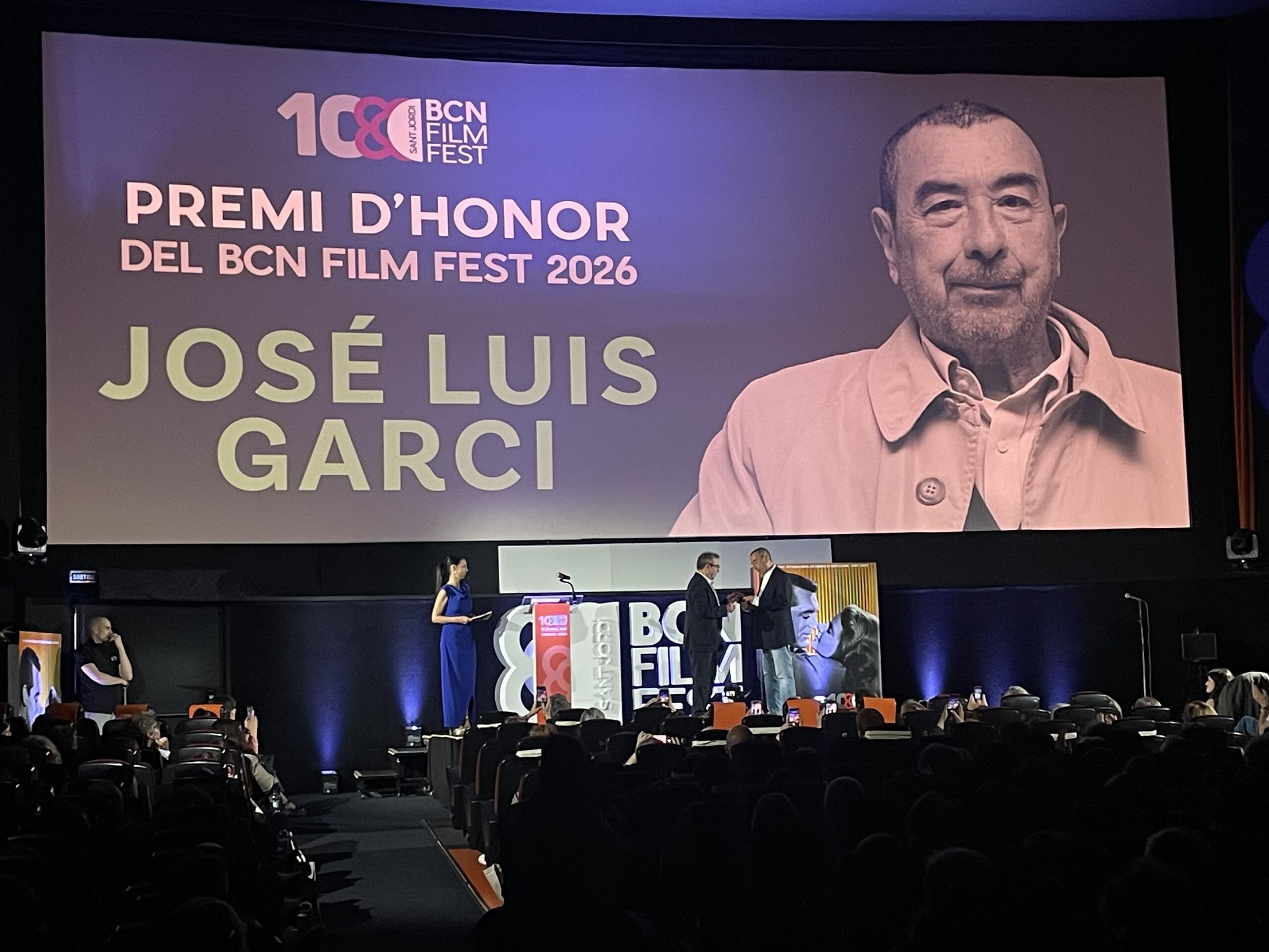 José Luis Garci recibe el Premio de Honor del BCN Film Fest