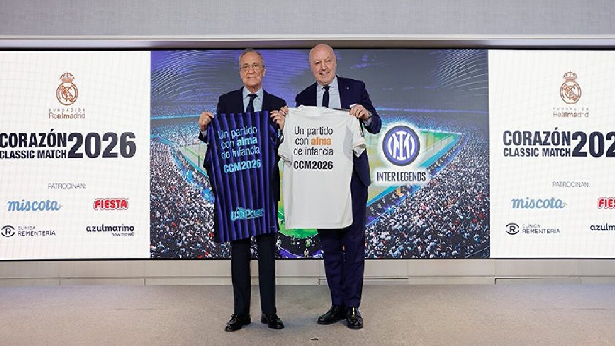 Vuelve el 'Corazón Classic Match' al Bernabéu con un duelo entre leyendas de Madrid e Inter