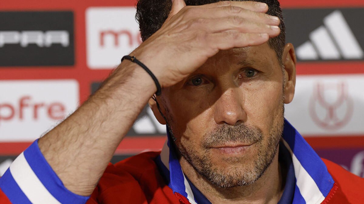 Simeone avisa antes de la final de Copa: "Volvemos a la tierra, que es lo que cuenta"