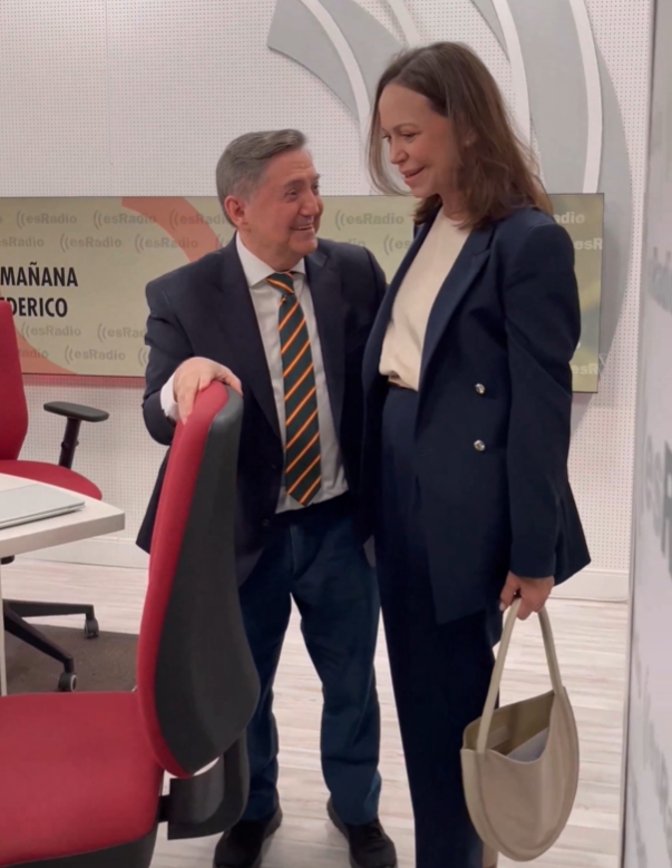 María Corina agradece a Federico la labor de esRadio: "Habéis sido los primeros"