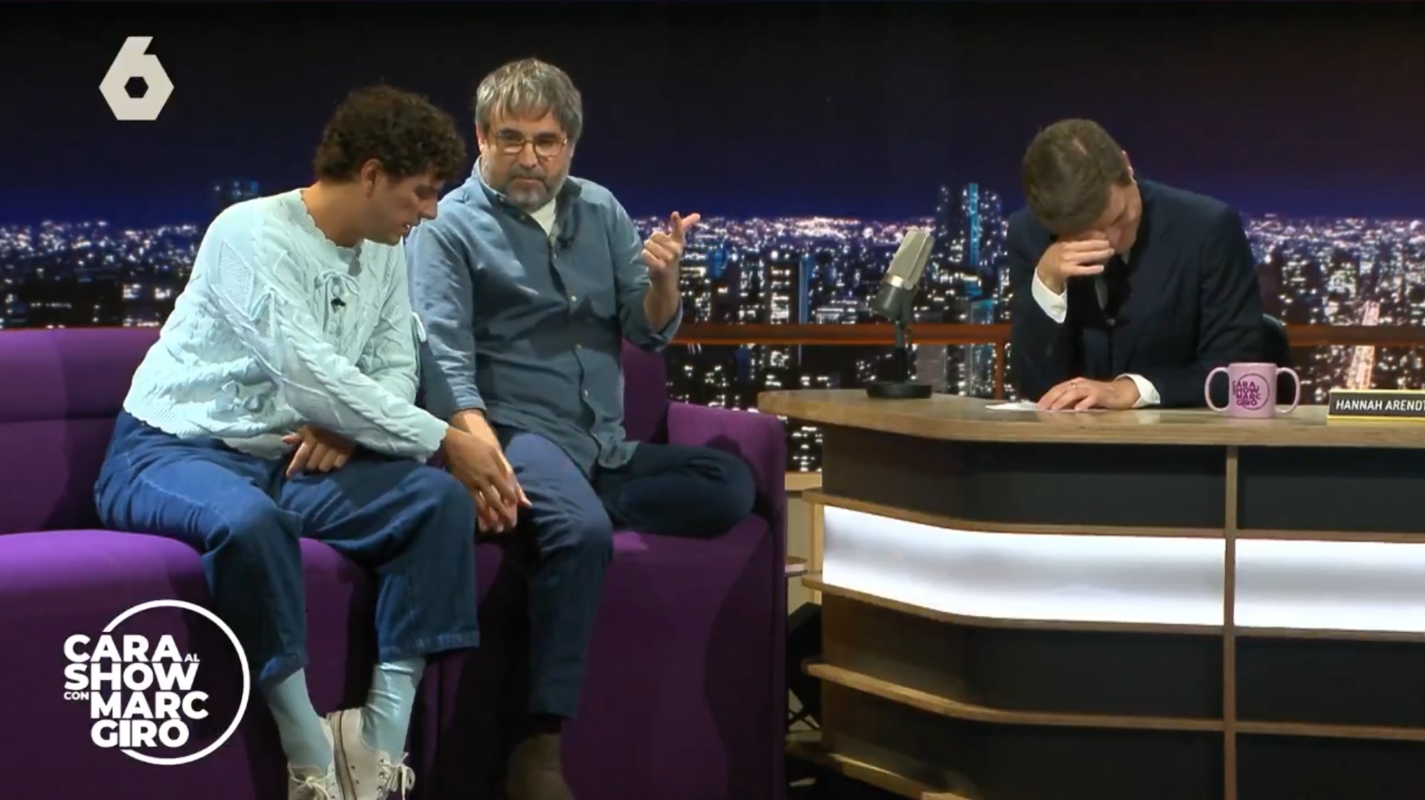 Incómoda charla entre Jordi Évole y Eduardo Casanova en el programa de Giró: "Hostia, Edu, tía..."
