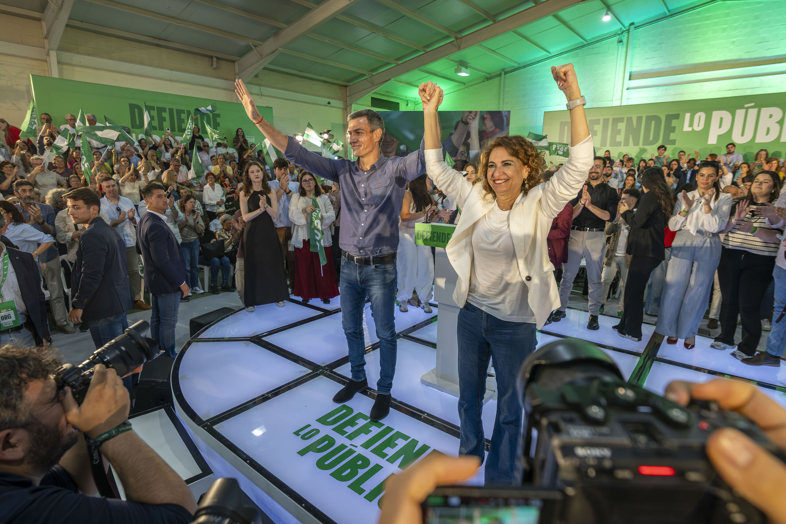 La "prioridad nacional" entra de lleno en la campaña electoral del PSOE en Andalucía