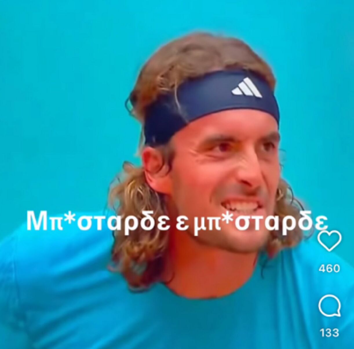 Mi gran tragedia griega: Tsitsipas llama "gilipollas" y "bastardo" a su padre en pleno partido