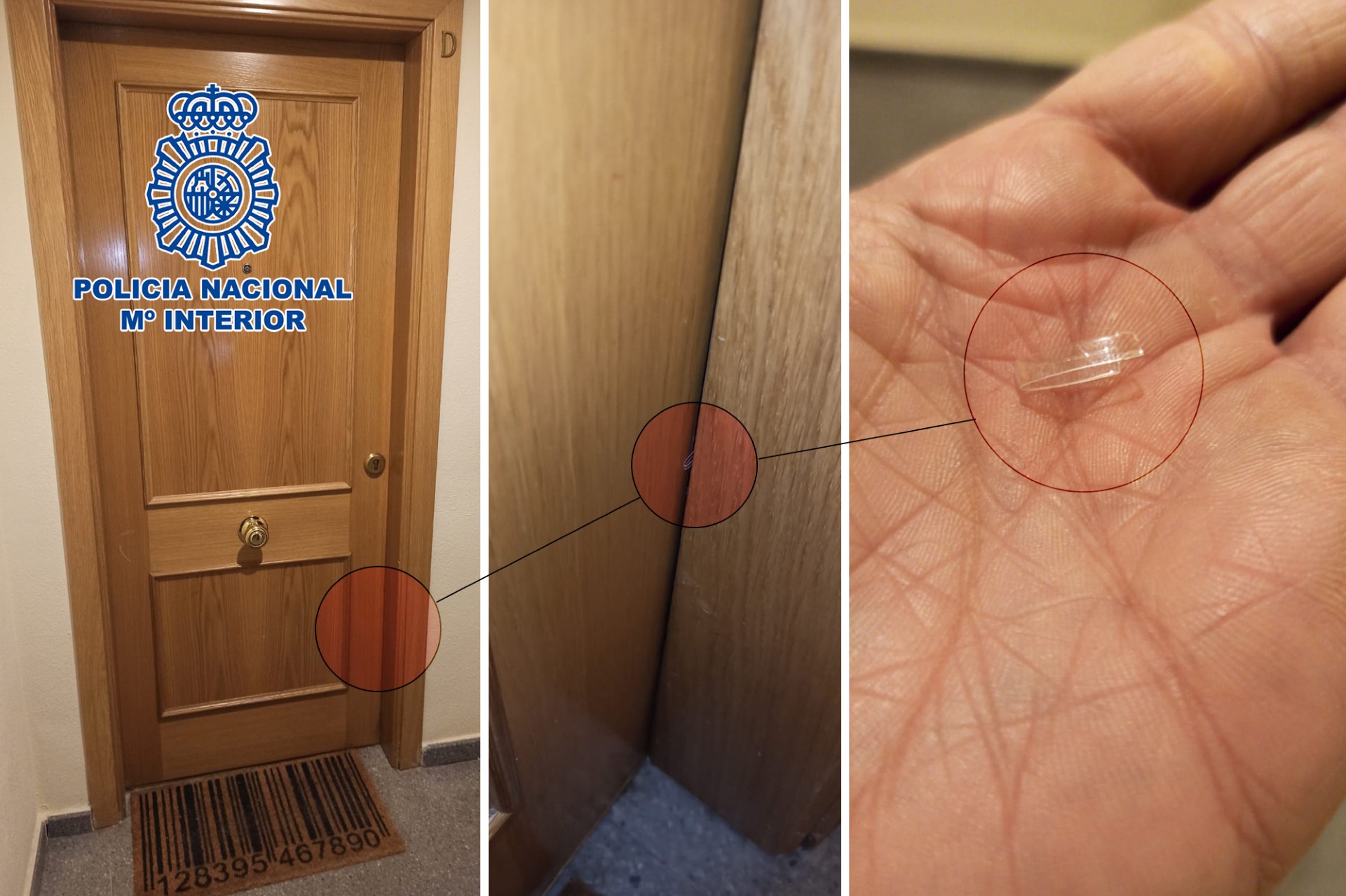 Hilos de silicona en la puerta: así es el método de los ladrones para robar en el puente de mayo