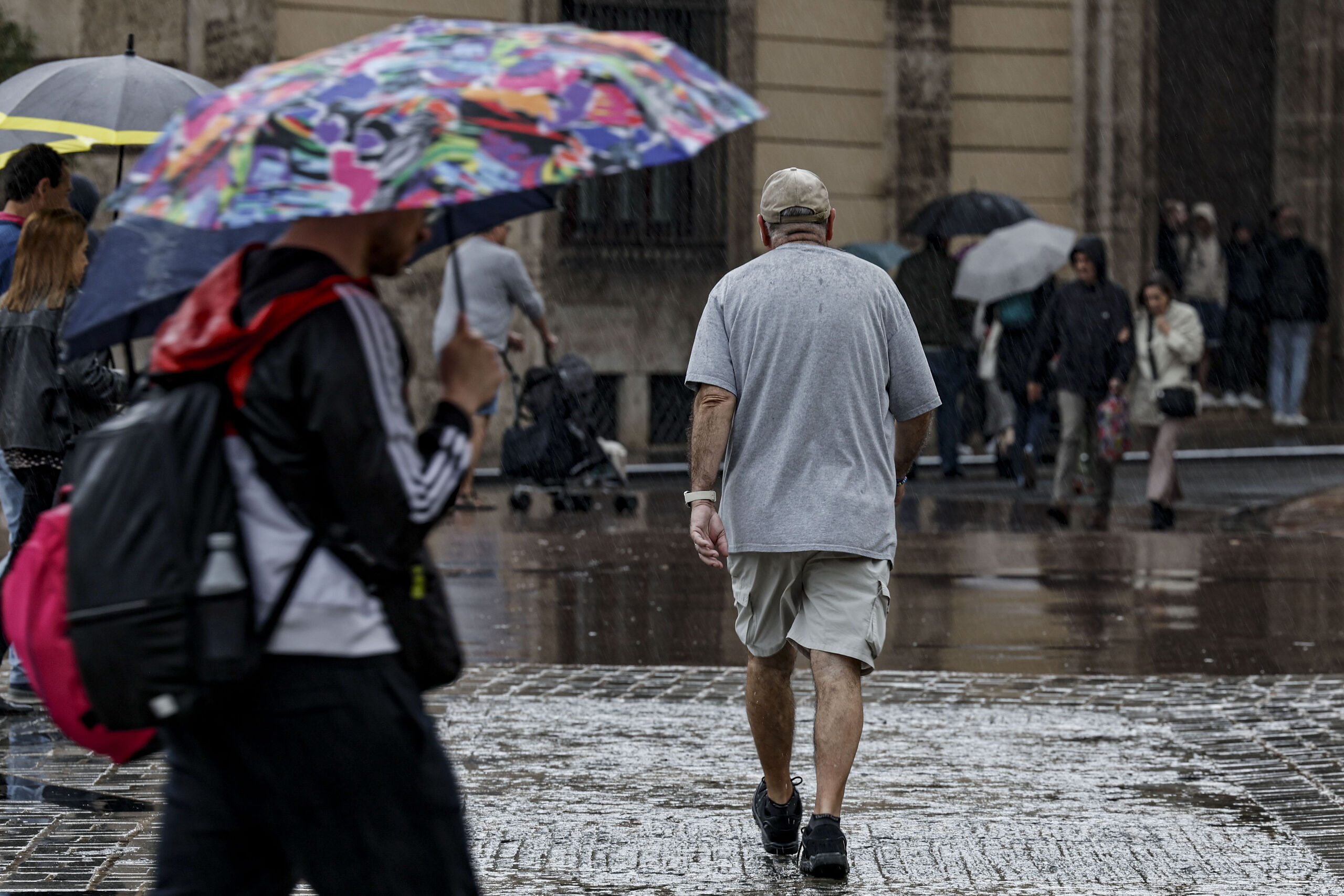 Lunes pasado por agua: tormentas, granizo y nieve a partir de 1.600 metros