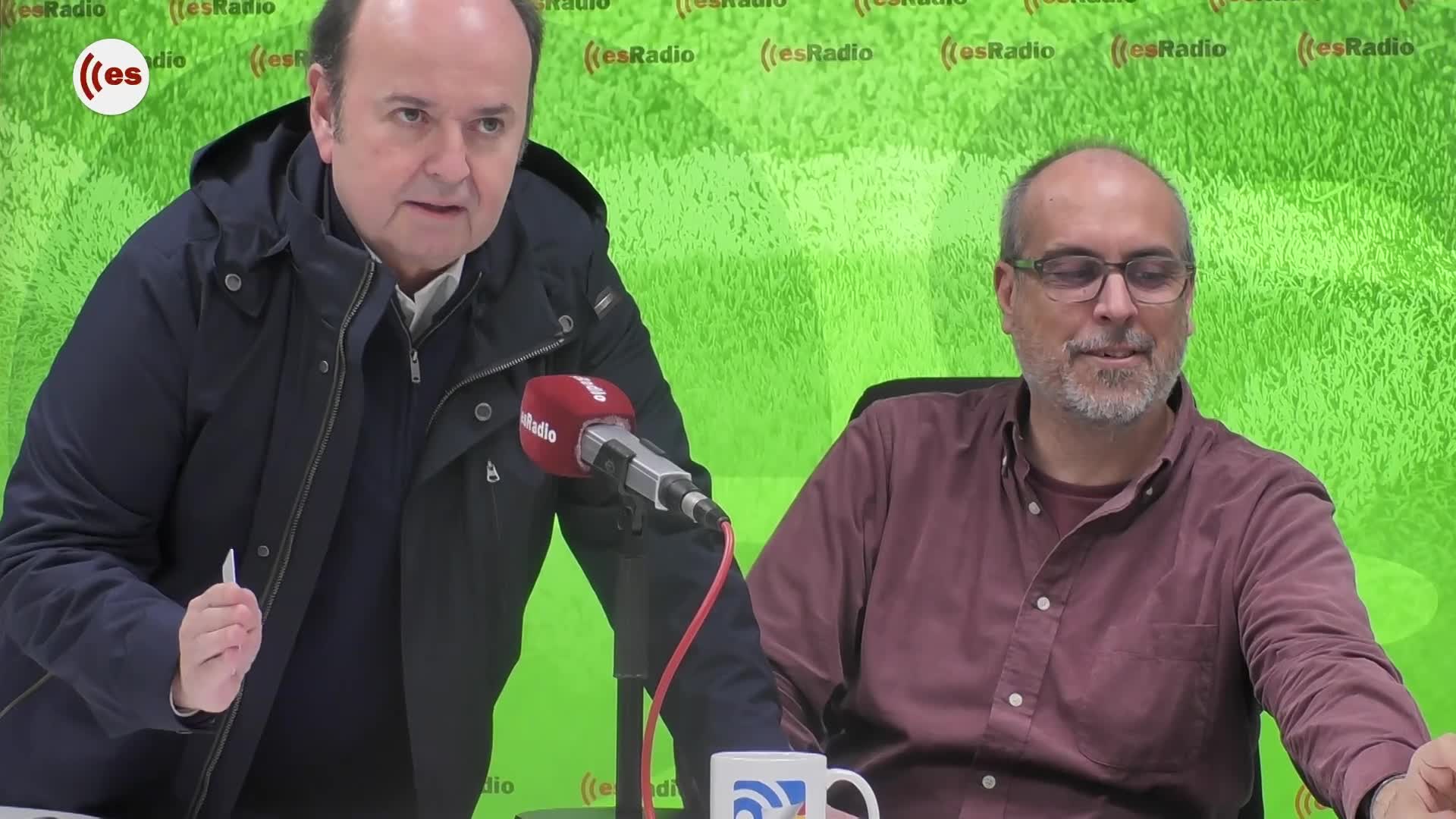 Juanma Rodríguez irrumpe en Futbol es Radio para aleccionar a Luis Herrero