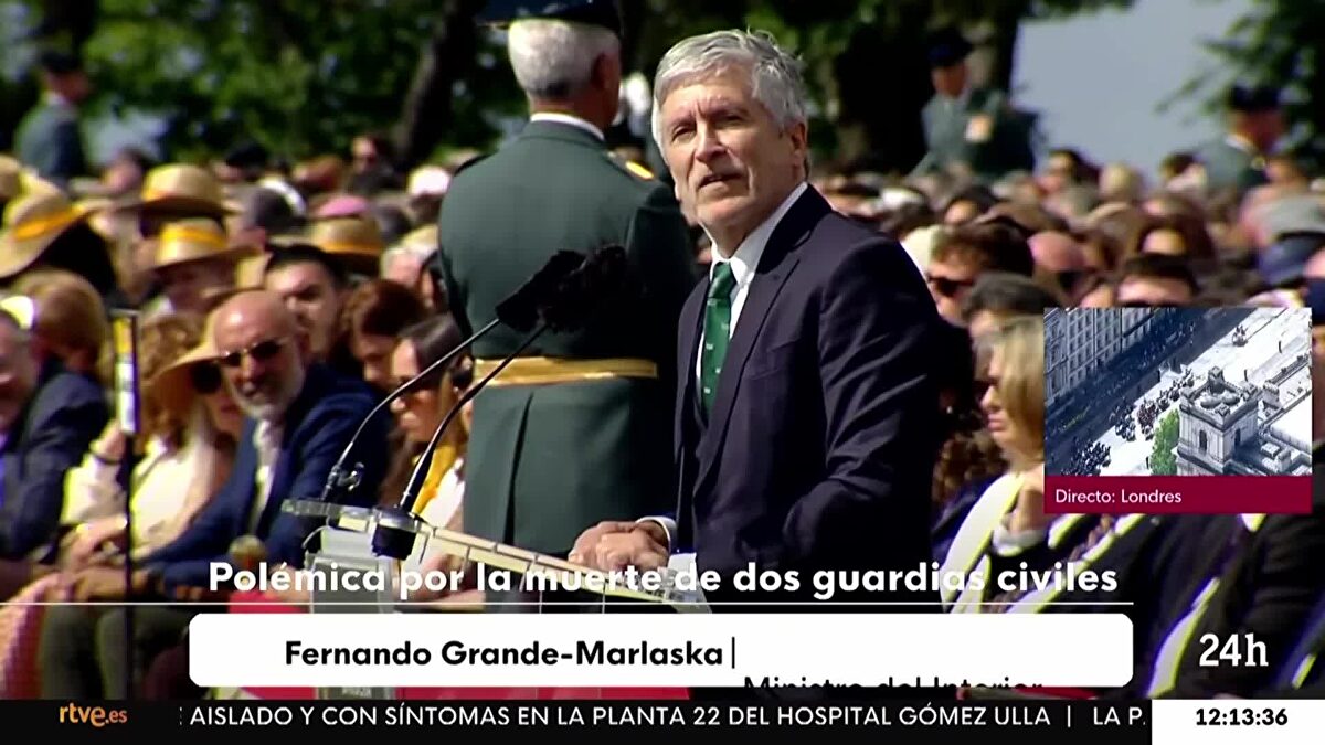 Monumental pitada a Marlaska en la Academia de Baeza al decir que está rabioso por los dos guardias civiles de Huelva