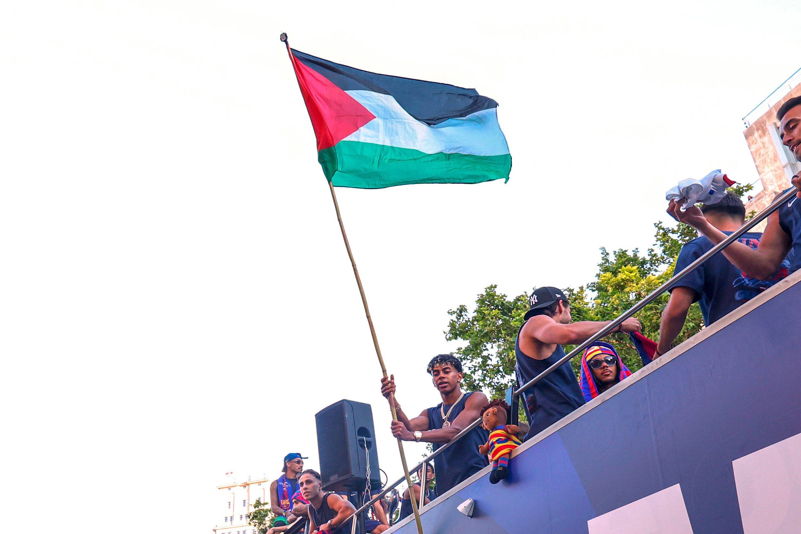 Israel estalla contra Lamine Yamal por su bandera palestina