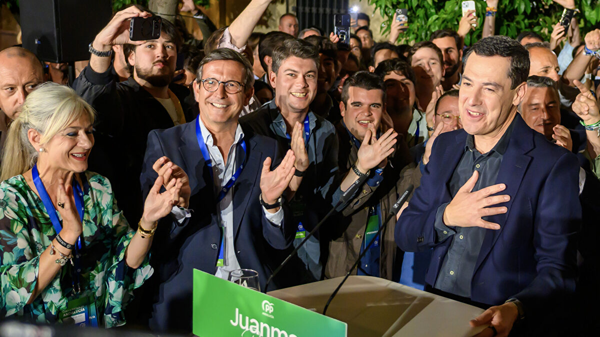 Juanma Moreno no logra la absoluta y dependerá de Vox para gobernar ...