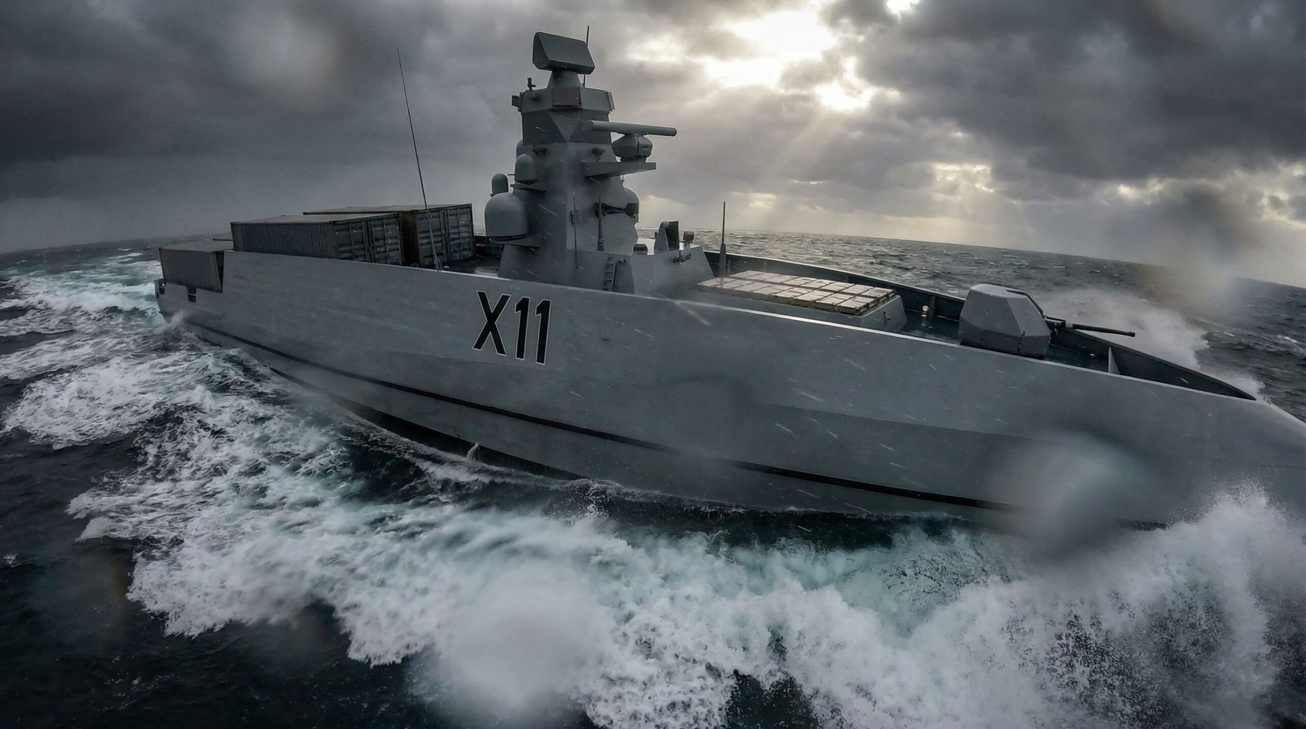La filial británica de Navantia lanza LASV75, un dron naval gigante creado para hacer de escolta a buques tradicionales