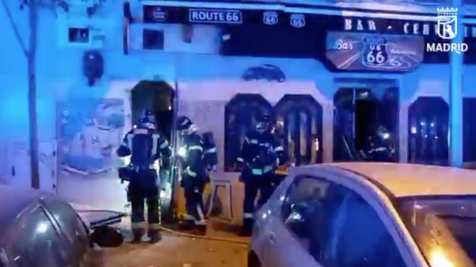 Siete heridos, tres de ellos graves, tras una fuerte explosión en un bar de Villaverde