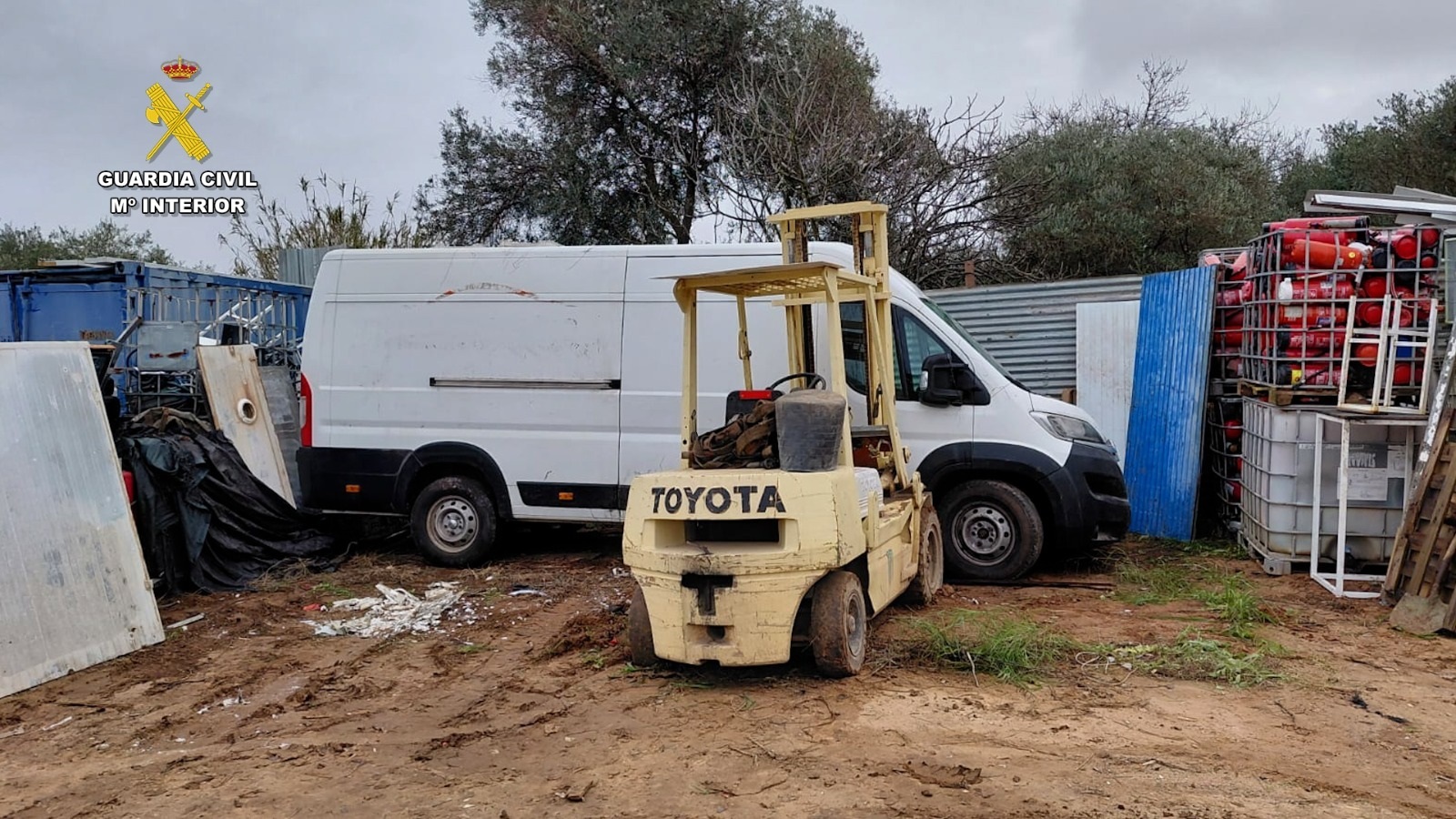 Detenido en Sevilla por el robo de 9 toneladas de cobre en plantas solares