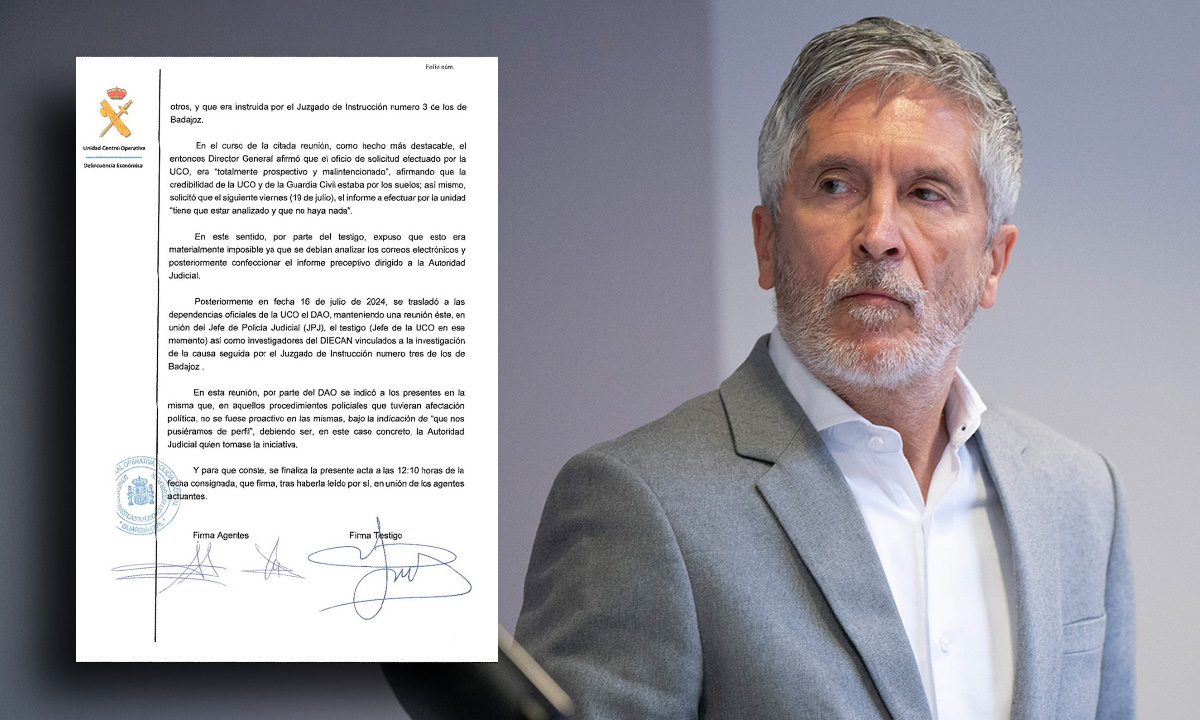 Interior ordenó a la UCO ponerse "de perfil" en las investigaciones que afectan a Moncloa y a la familia de Sánchez