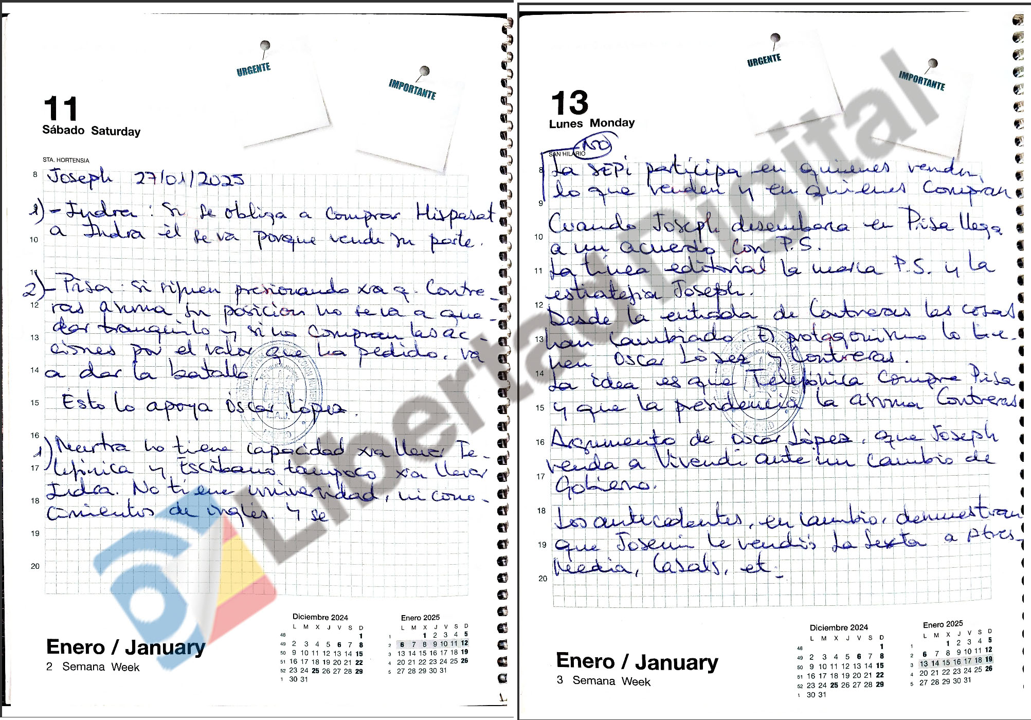 Las agendas de Leire prueban seguimientos al marido de Macarena Olona para intentar desacreditar a la UCO
