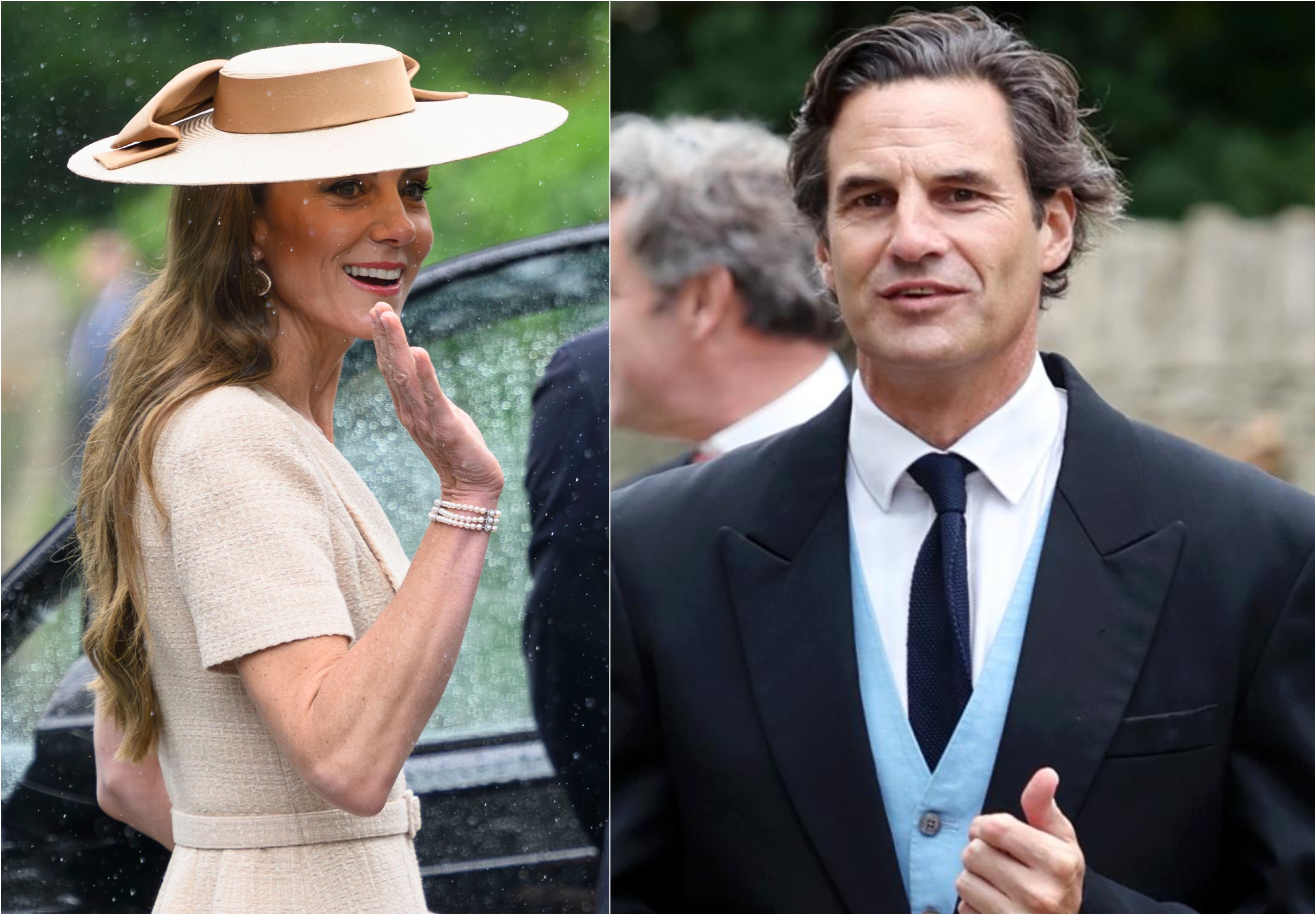 Kate Middleton coincide con su primer novio, Rupert Finch, e