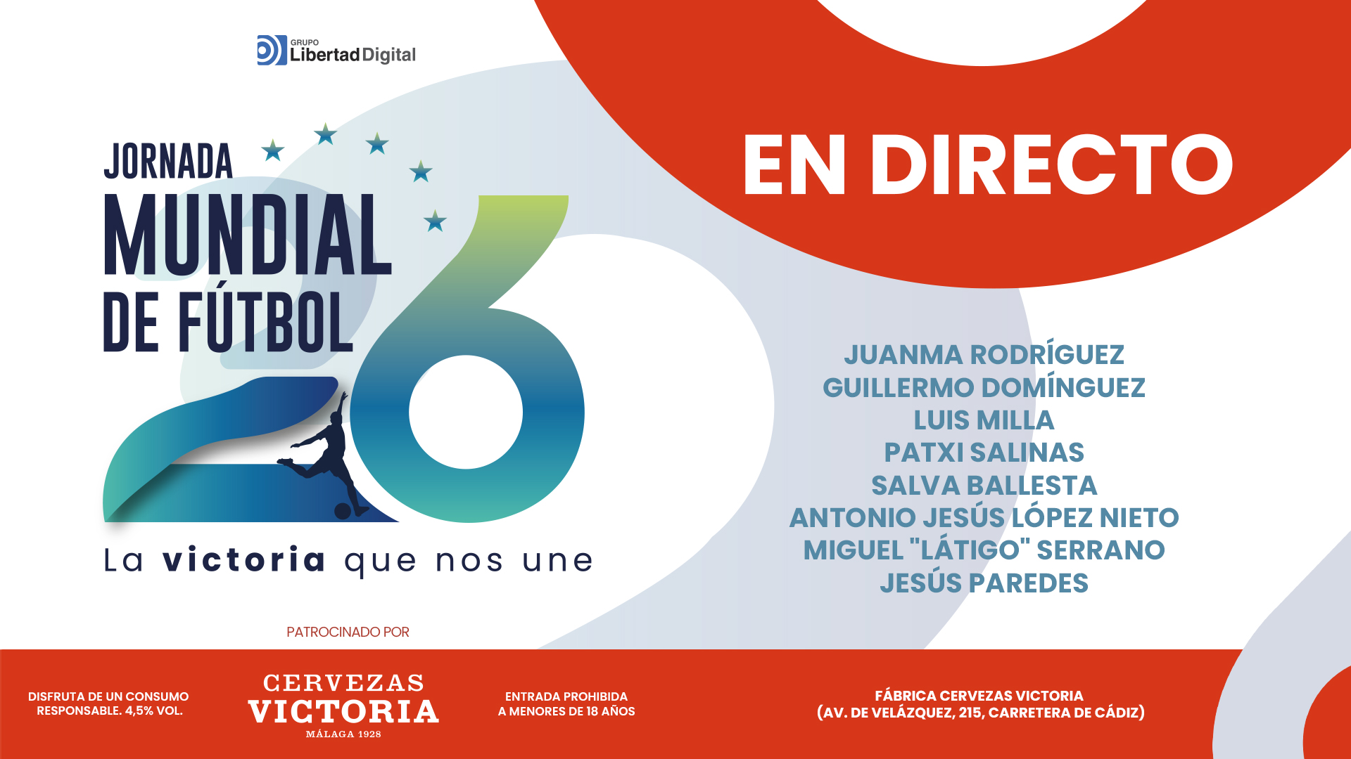 EN DIRECTO: Jornada Mundial de fútbol 2026: la victoria que 