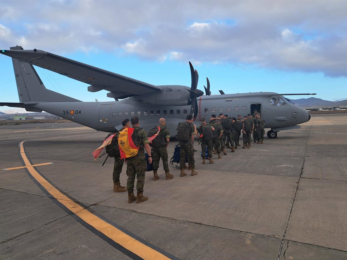 España despliega tropas de Canarias en Letonia para la defen