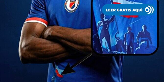 La FIFA obliga a Haití a cambiar su camiseta del Mundial por una escena bélica