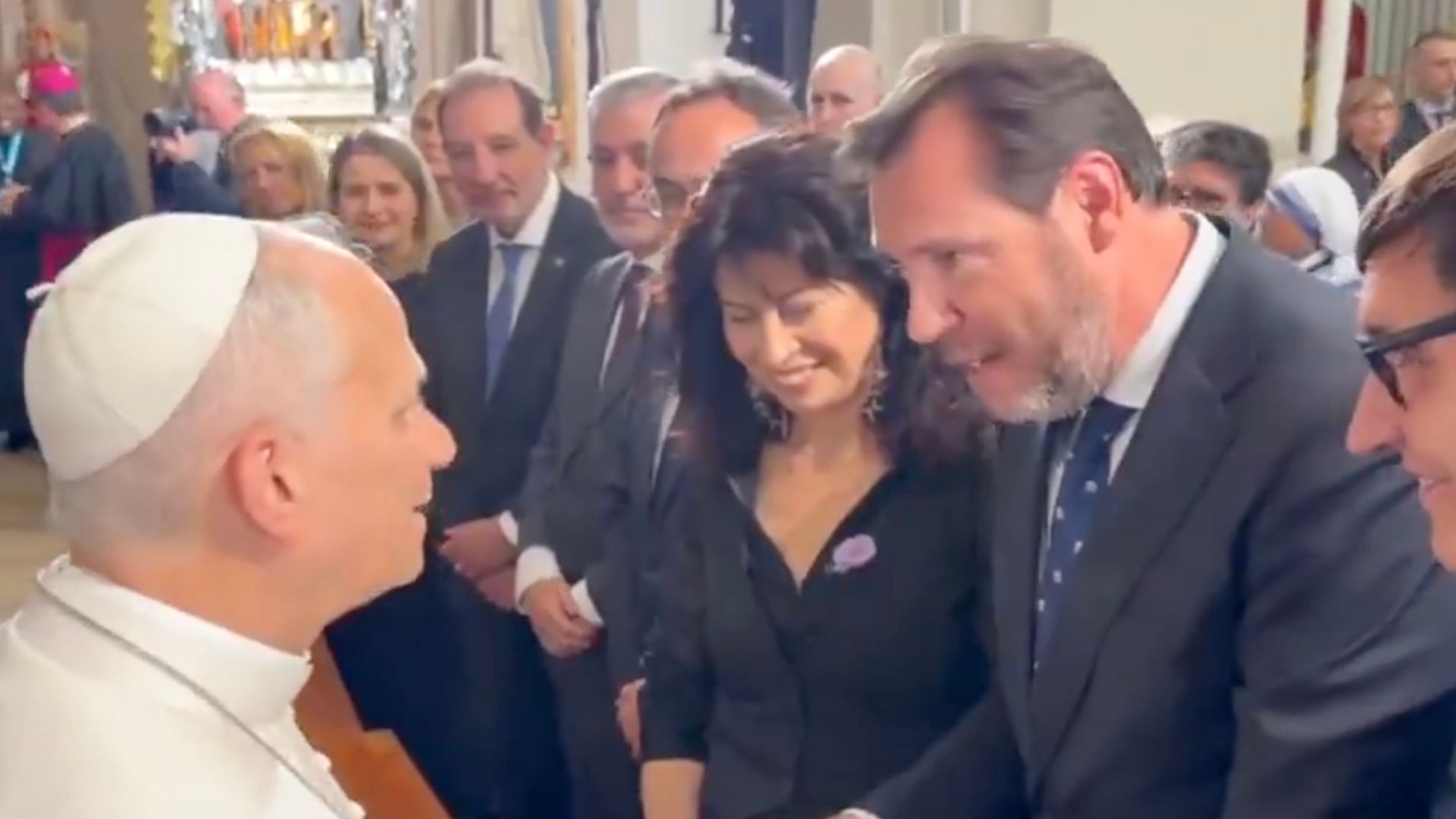 El sectarismo de Puente: usa la visita del Papa para insulta