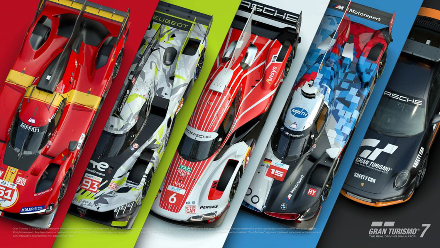 Gran Turismo 7 se prepara para Le Mans con cinco coches nuev