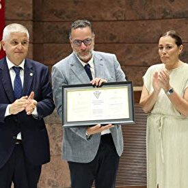 El Parlamento canario homenajea a la Federación de Fútbol de Las Palmas tras el título de Real