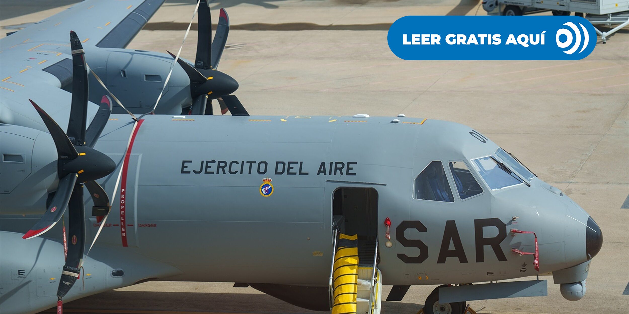 El Ejército del Aire recibe de Airbus el primer C295 de salvamento y rescate, que irá destinado a Gran Canaria