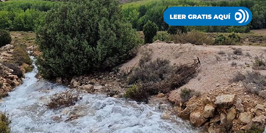 La Confederación Hidrográfica del Ebro lanza un aviso urgente por riesgo de crecidas súbitas
