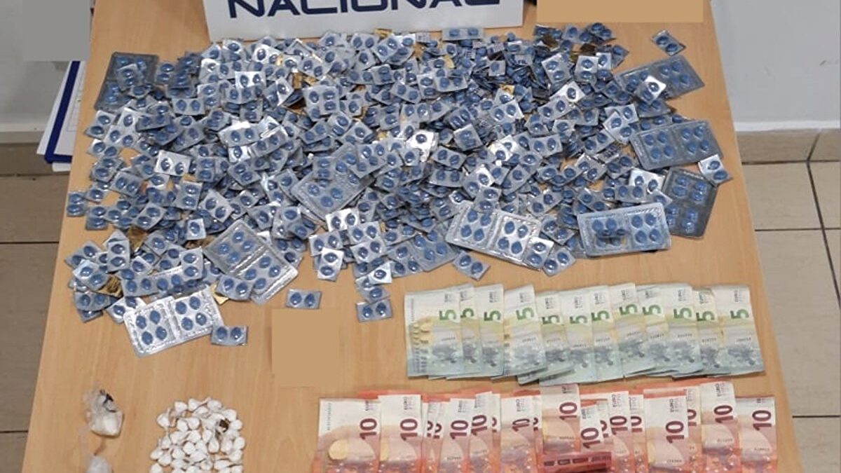Detenido en Lanzarote con cocaína y más de mil pastillas de sildenafilo